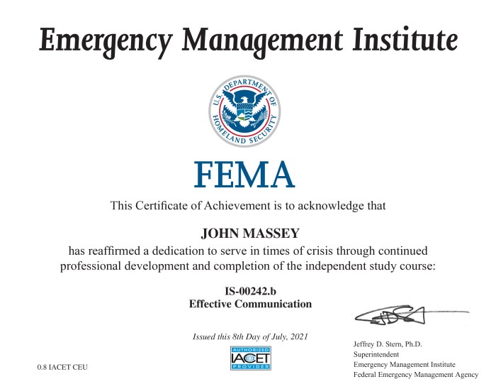 Effective Communication Certificate